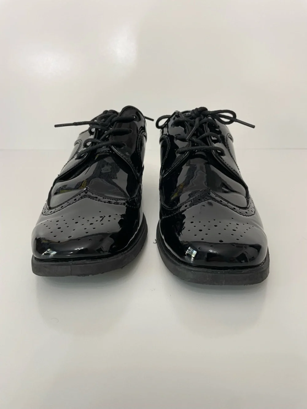 Josmo Black Dress Shoes Boys 4 Mirror Shine Formal Evening Wedding Funeral